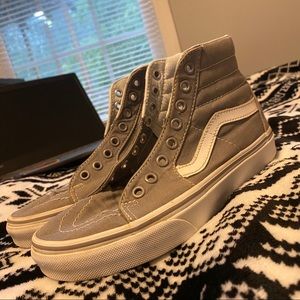 Gray High Top Vans